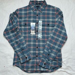 Lucky Brand‎ Shirt Flannel Plaid Long Sleeve Size Small Men’s